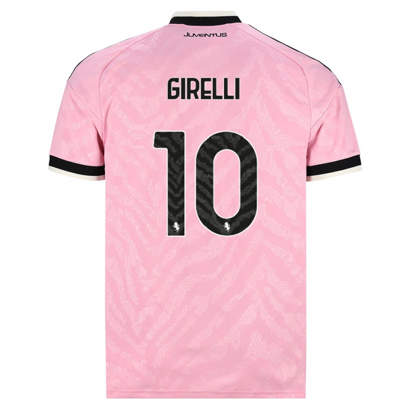 Danxen Kinderen Cristiana Girelli #10 Roze Zwart Uitshirt Uittenue 2026/27 T-Shirt België