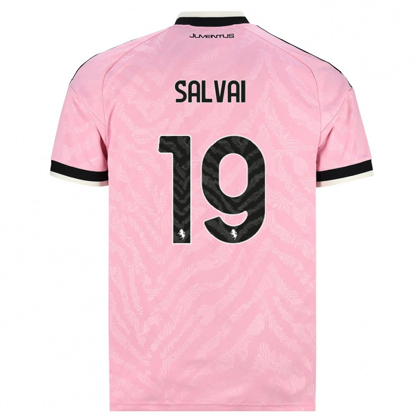 Danxen Kinderen Pietro Salvai #19 Roze Zwart Uitshirt Uittenue 2026/27 T-Shirt België