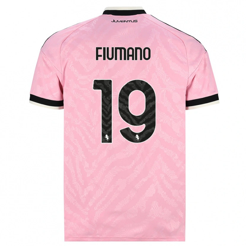 Danxen Kinderen Filippo Fiumano #19 Roze Zwart Uitshirt Uittenue 2026/27 T-Shirt België