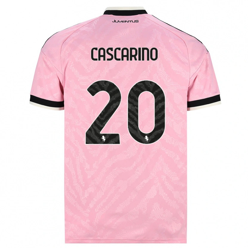 Danxen Kinderen Estelle Cascarino #20 Roze Zwart Uitshirt Uittenue 2026/27 T-Shirt België