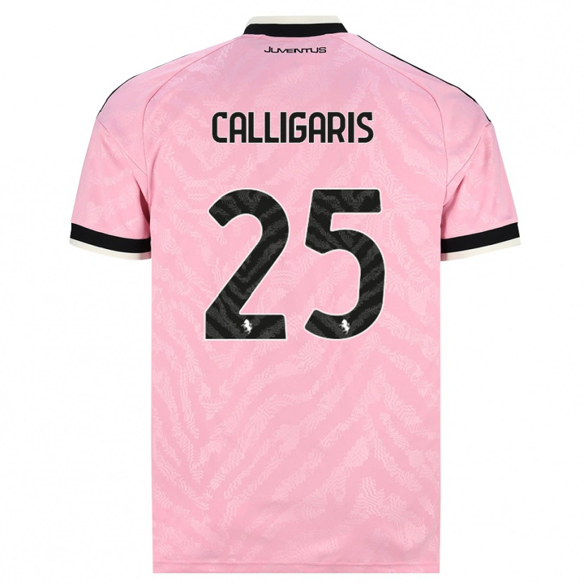 Danxen Kinderen Viola Calligaris #25 Roze Zwart Uitshirt Uittenue 2026/27 T-Shirt België