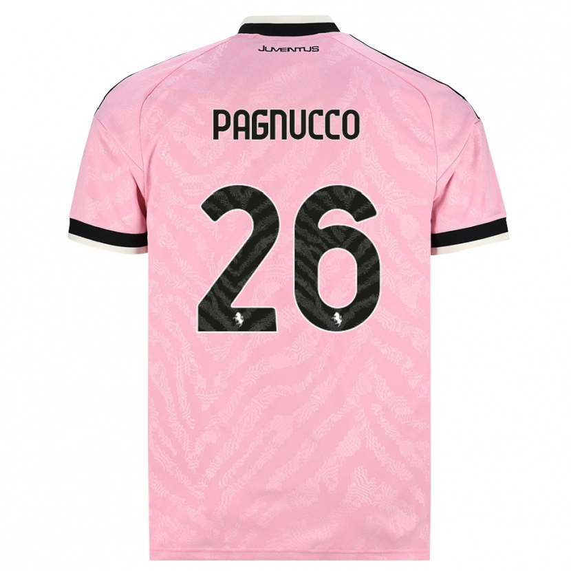 Danxen Kinderen Filippo Pagnucco #26 Roze Zwart Uitshirt Uittenue 2026/27 T-Shirt België
