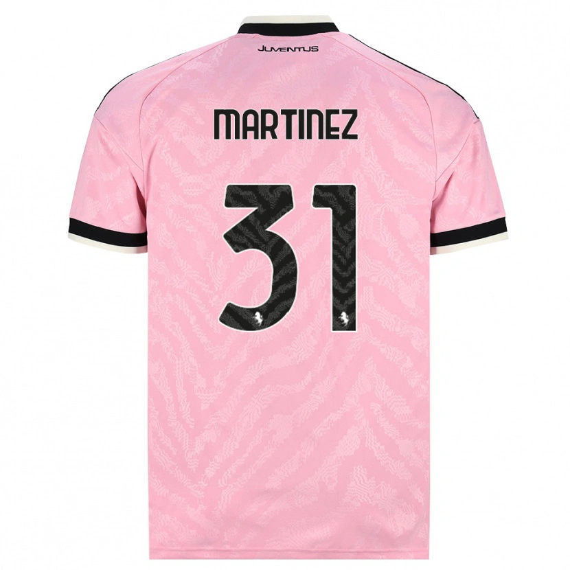 Danxen Kinderen Bruno Martinez #31 Roze Zwart Uitshirt Uittenue 2026/27 T-Shirt België