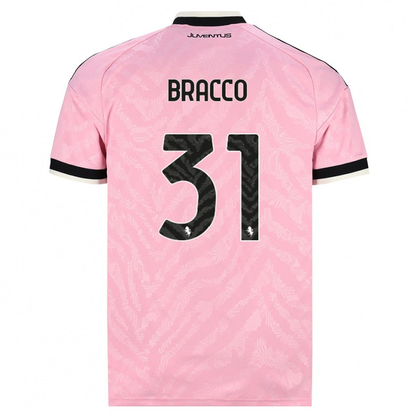 Danxen Kinderen Luca Bracco #31 Roze Zwart Uitshirt Uittenue 2026/27 T-Shirt België