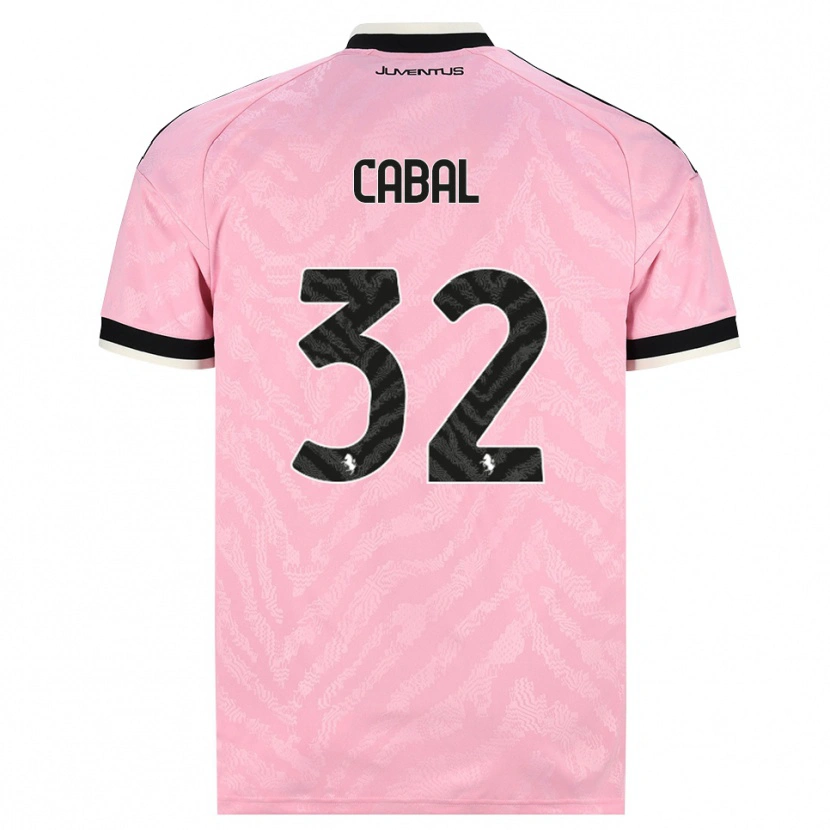 Danxen Kinderen Juan Cabal #32 Roze Zwart Uitshirt Uittenue 2026/27 T-Shirt België