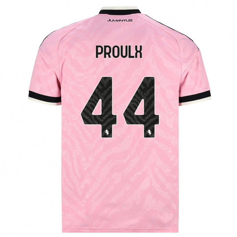 Danxen Kinderen Lysianne Proulx #44 Roze Zwart Uitshirt Uittenue 2026/27 T-Shirt België