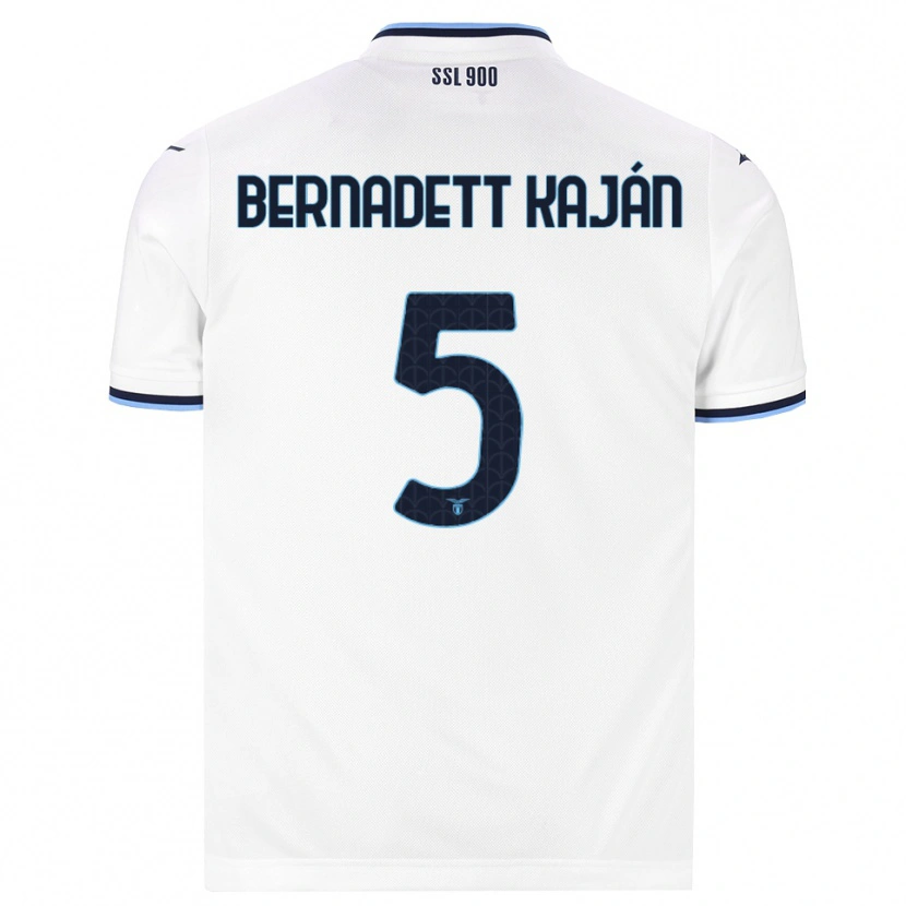 Danxen Kinderen Zsanett Bernadett Kaján #5 Wit Marineblauw Uitshirt Uittenue 2026/27 T-Shirt België