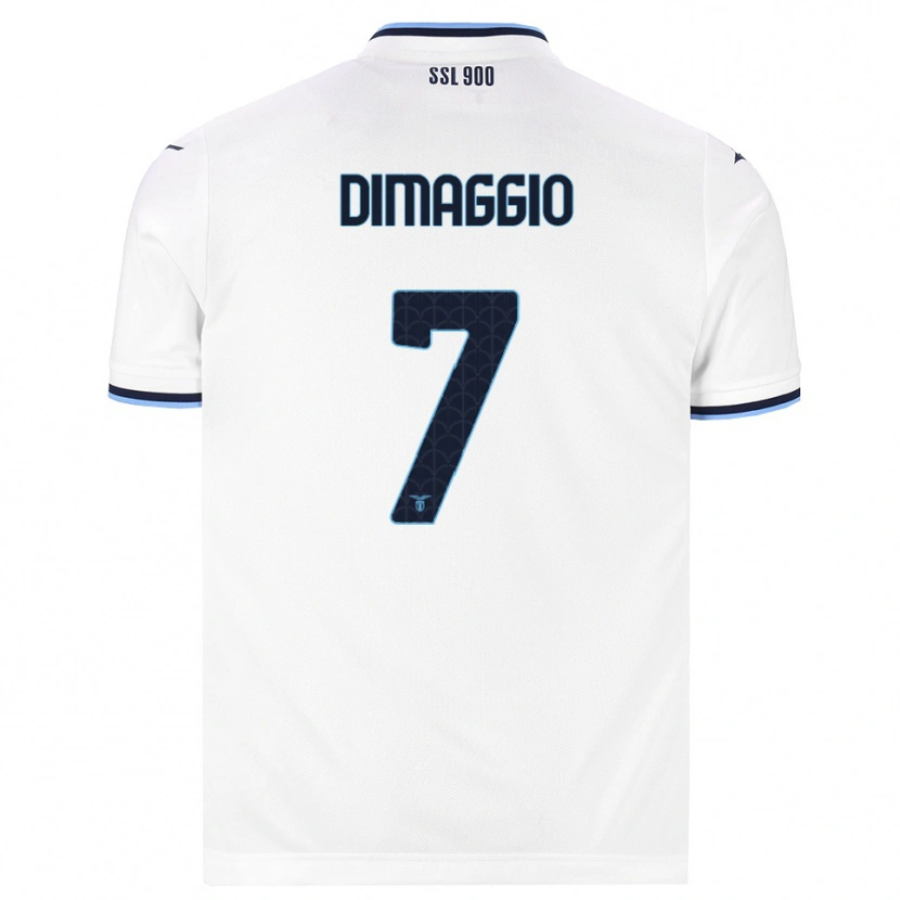 Danxen Kinderen Cosimo Dimaggio #7 Wit Marineblauw Uitshirt Uittenue 2026/27 T-Shirt België