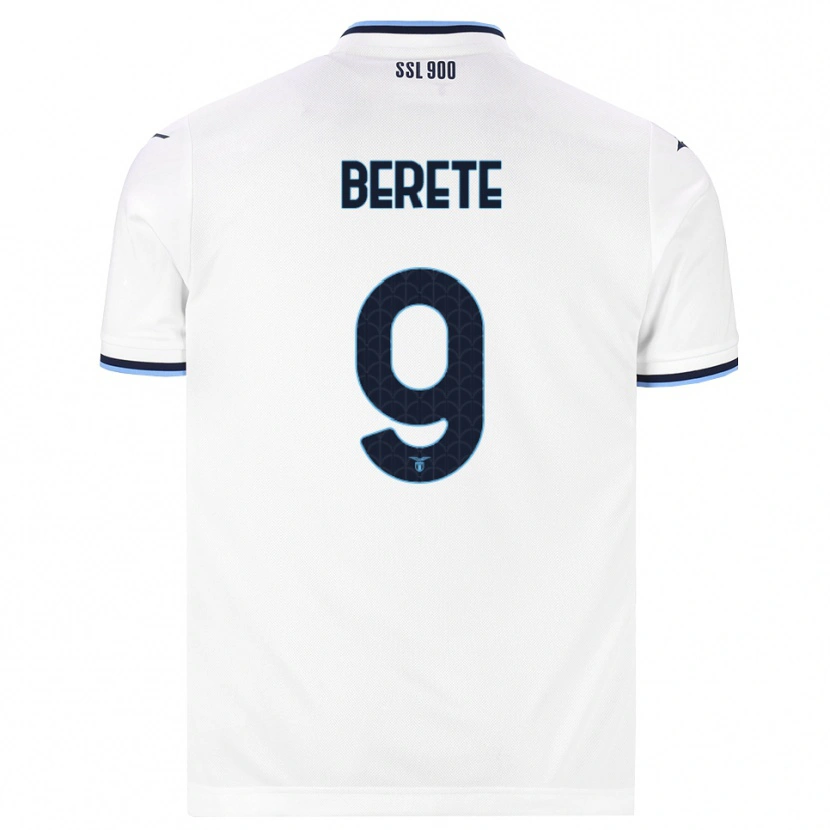 Danxen Kinderen Moustapha Berete #9 Wit Marineblauw Uitshirt Uittenue 2026/27 T-Shirt België