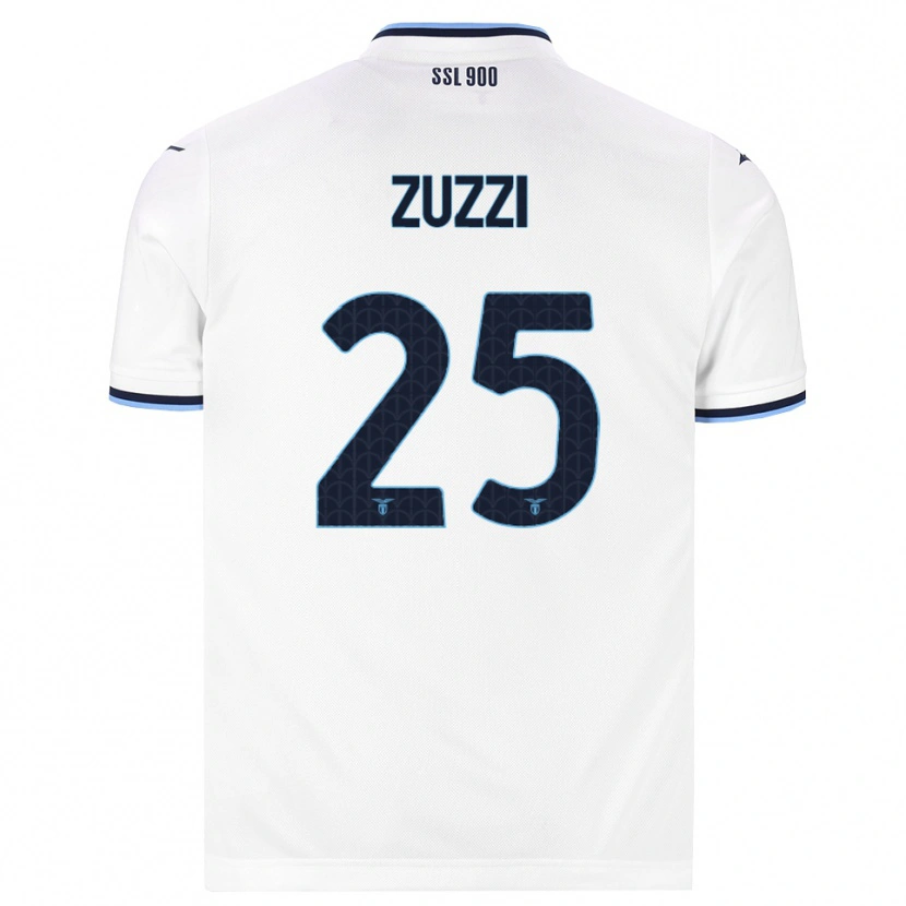 Danxen Kinderen Giorgia Zuzzi #25 Wit Marineblauw Uitshirt Uittenue 2026/27 T-Shirt België