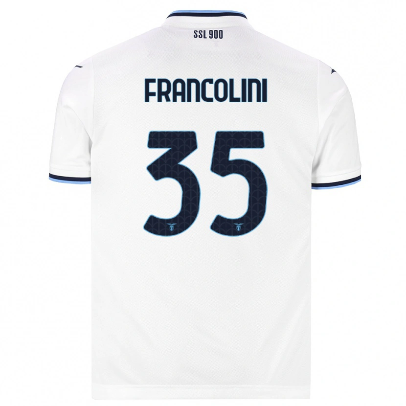 Danxen Kinderen Alice Francolini #35 Wit Marineblauw Uitshirt Uittenue 2026/27 T-Shirt België