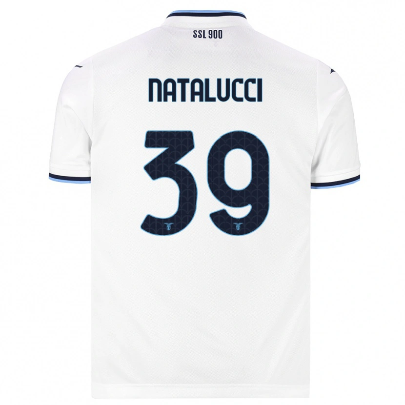 Danxen Kinderen Serena Natalucci #39 Wit Marineblauw Uitshirt Uittenue 2026/27 T-Shirt België
