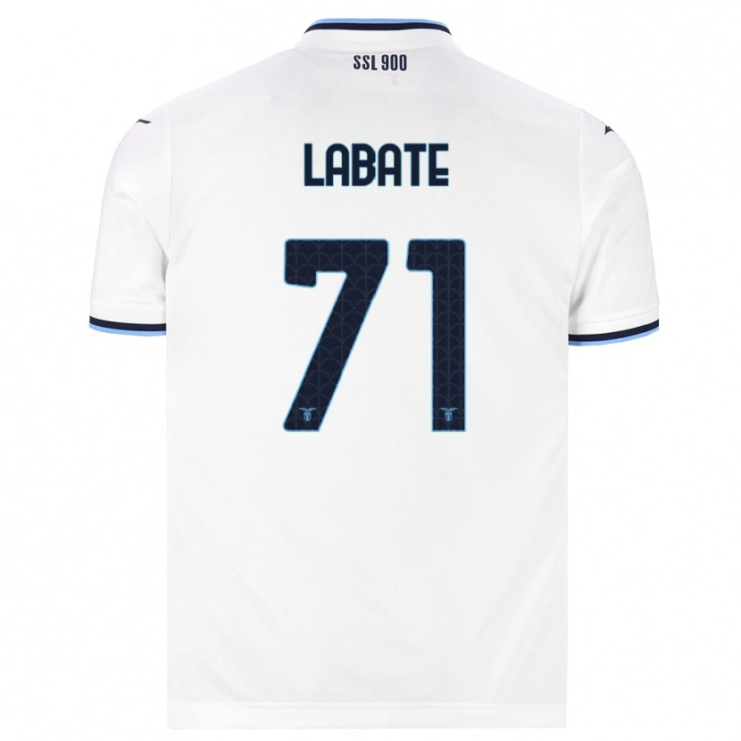 Danxen Kinderen Camilla Labate #71 Wit Marineblauw Uitshirt Uittenue 2026/27 T-Shirt België