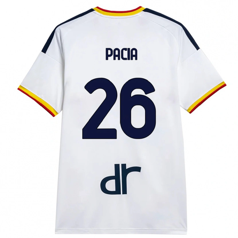 Danxen Kinderen Fabiano Pacia #26 Wit Geel Rood Uitshirt Uittenue 2026/27 T-Shirt België