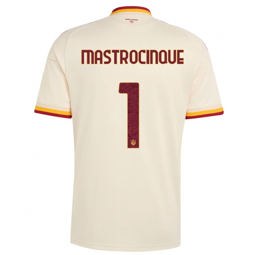 Danxen Kinderen Luca Mastrocinque #1 Champagne Rood Geel Uitshirt Uittenue 2026/27 T-Shirt België