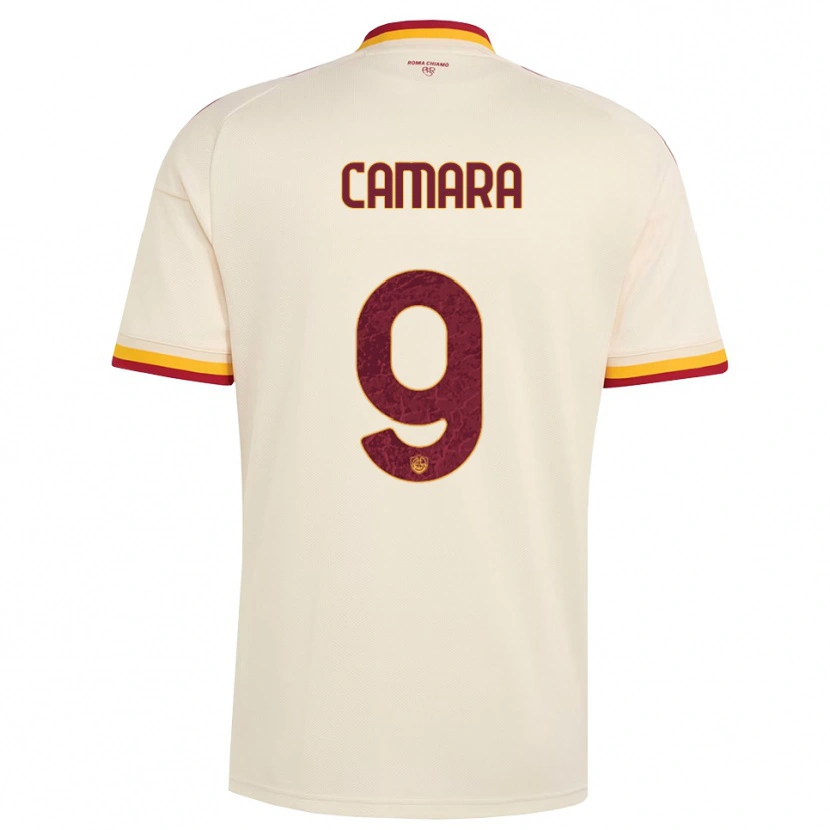 Danxen Kinderen Mandjou Camara #9 Champagne Rood Geel Uitshirt Uittenue 2026/27 T-Shirt België