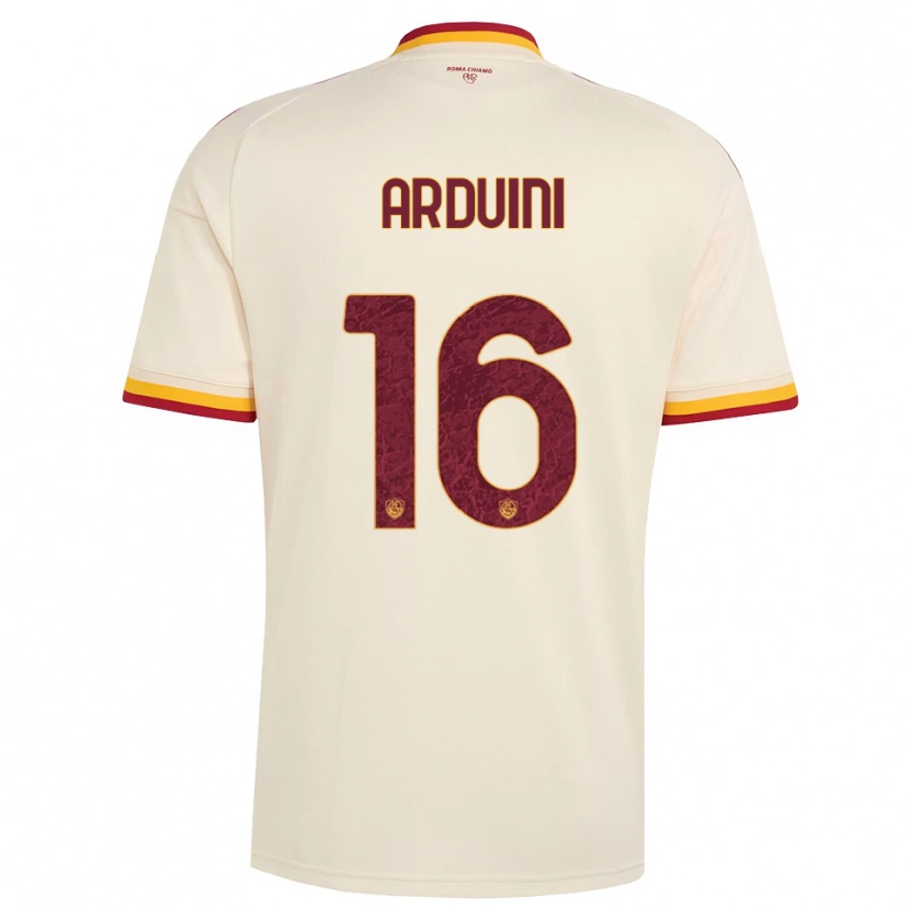 Danxen Kinderen Giacomo Arduini #16 Champagne Rood Geel Uitshirt Uittenue 2026/27 T-Shirt België