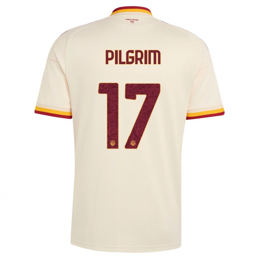 Danxen Kinderen Alayah Pilgrim #17 Champagne Rood Geel Uitshirt Uittenue 2026/27 T-Shirt België