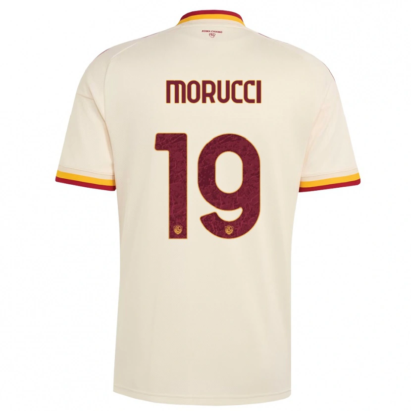 Danxen Kinderen Edoardo Morucci #19 Champagne Rood Geel Uitshirt Uittenue 2026/27 T-Shirt België