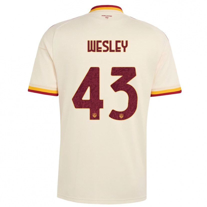 Danxen Kinderen Wesley Vinícius França Lima #43 Champagne Rood Geel Uitshirt Uittenue 2026/27 T-Shirt België