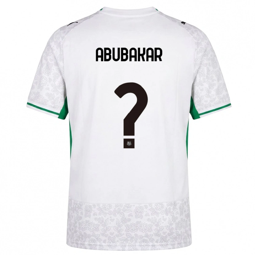 Danxen Kinderen Salim Abubakar #0 Wit Zwart Groen Uitshirt Uittenue 2026/27 T-Shirt België