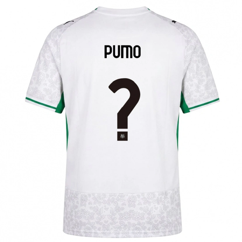 Danxen Kinderen Samuele Pumo #0 Wit Zwart Groen Uitshirt Uittenue 2026/27 T-Shirt België