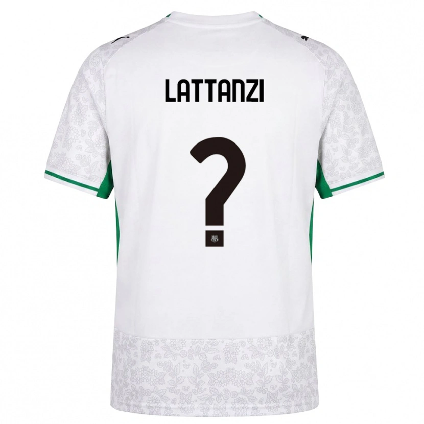 Danxen Kinderen Luca Lattanzi #0 Wit Zwart Groen Uitshirt Uittenue 2026/27 T-Shirt België