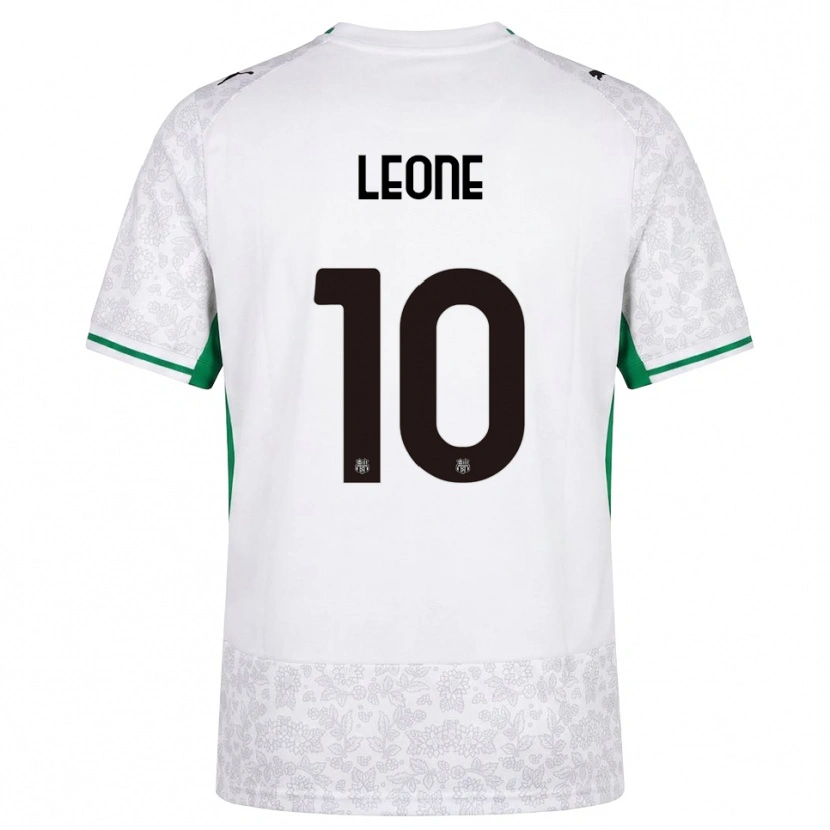 Danxen Kinderen Kevin Leone #10 Wit Zwart Groen Uitshirt Uittenue 2026/27 T-Shirt België