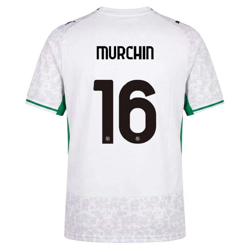 Danxen Kinderen Adrian Murchin #16 Wit Zwart Groen Uitshirt Uittenue 2026/27 T-Shirt België