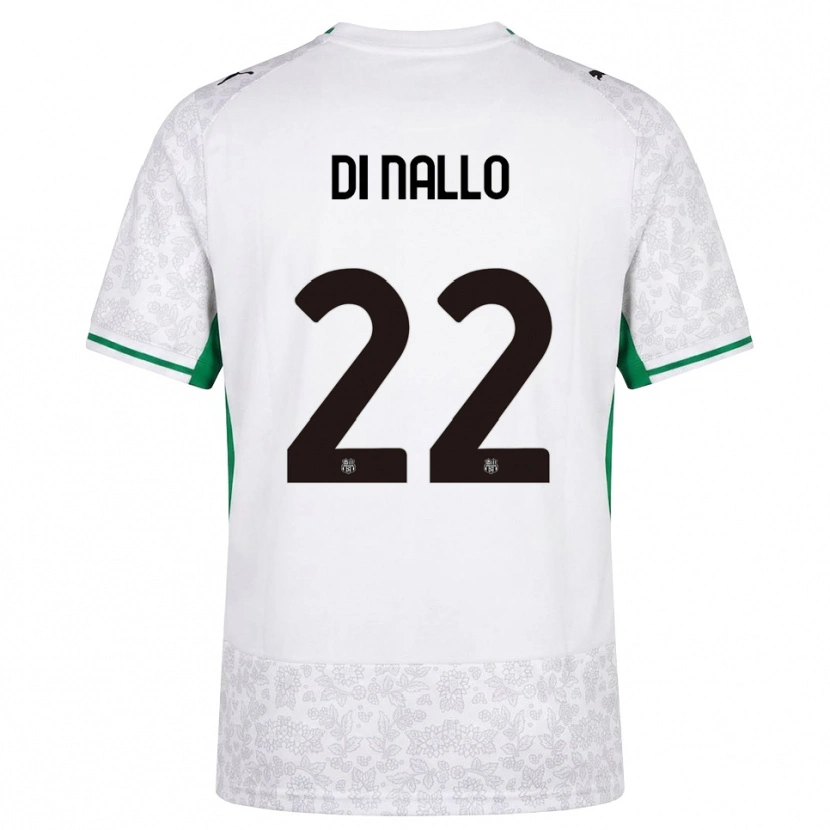 Danxen Kinderen Erica Di Nallo #22 Wit Zwart Groen Uitshirt Uittenue 2026/27 T-Shirt België