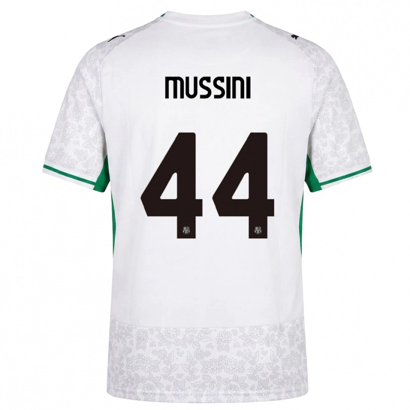Danxen Kinderen Andrea Mussini #44 Wit Zwart Groen Uitshirt Uittenue 2026/27 T-Shirt België