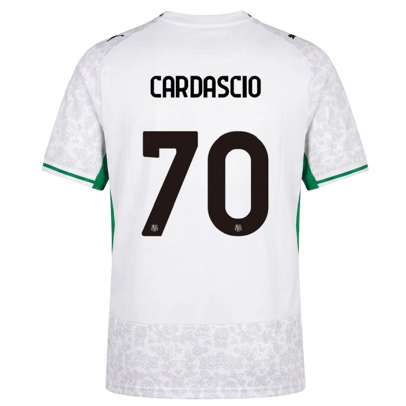 Danxen Kinderen Alessandro Cardascio #70 Wit Zwart Groen Uitshirt Uittenue 2026/27 T-Shirt België