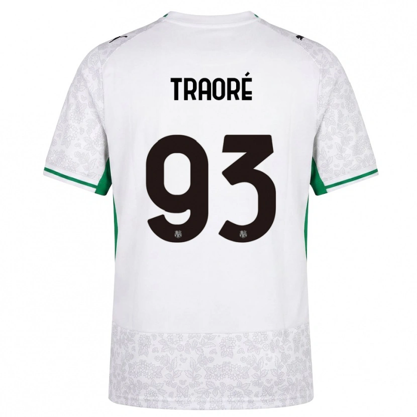 Danxen Kinderen Kadidia Traoré #93 Wit Zwart Groen Uitshirt Uittenue 2026/27 T-Shirt België