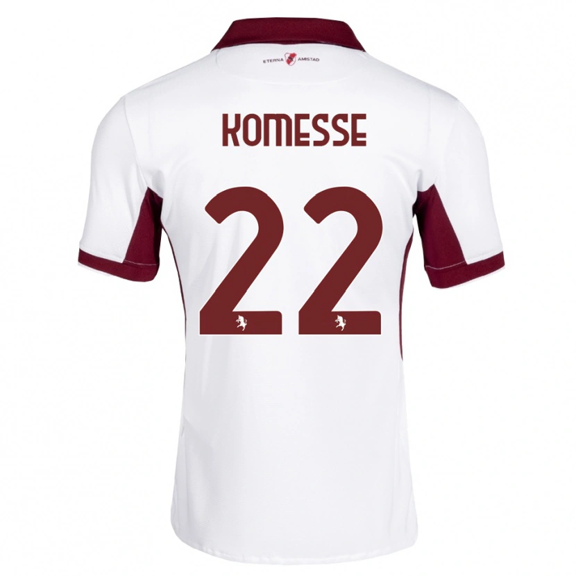 Danxen Kinderen Josias Sabone Komesse #22 Bordeauxrood Wit Rood Uitshirt Uittenue 2026/27 T-Shirt België