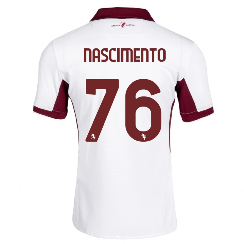 Danxen Kinderen Sandro Nascimento #76 Bordeauxrood Wit Rood Uitshirt Uittenue 2026/27 T-Shirt België