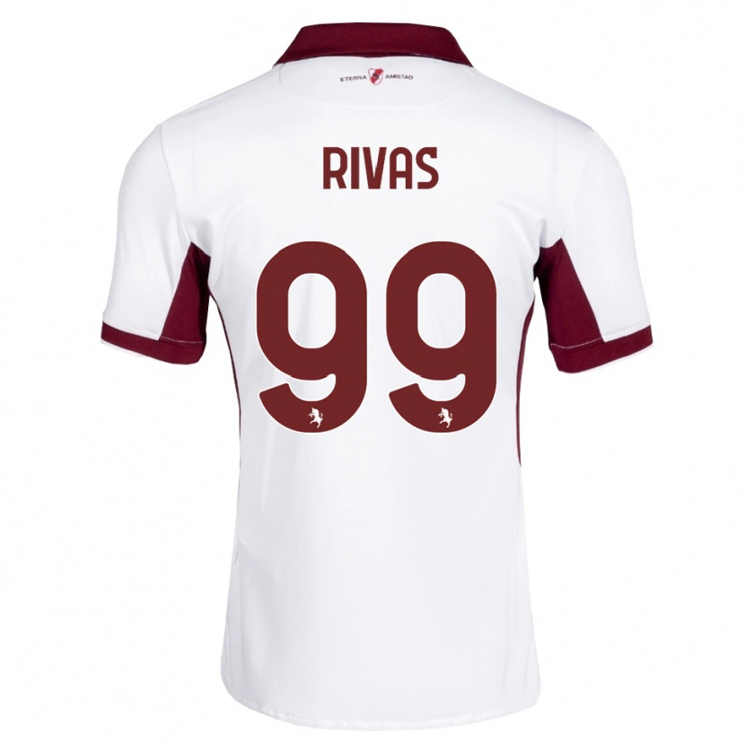 Danxen Kinderen Feder Rivas #99 Bordeauxrood Wit Rood Uitshirt Uittenue 2026/27 T-Shirt België