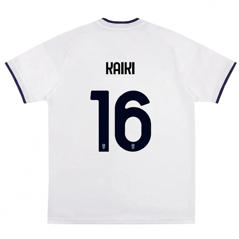 Danxen Kinderen Kaiki Bruno Da Silva #16 Wit Rood Koninklijk Blauw Uitshirt Uittenue 2026/27 T-Shirt België