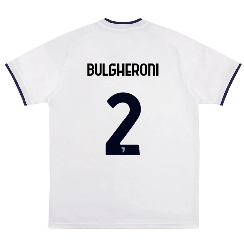 Danxen Kinderen Italo Bulgheroni #2 Wit Rood Koninklijk Blauw Uitshirt Uittenue 2026/27 T-Shirt België