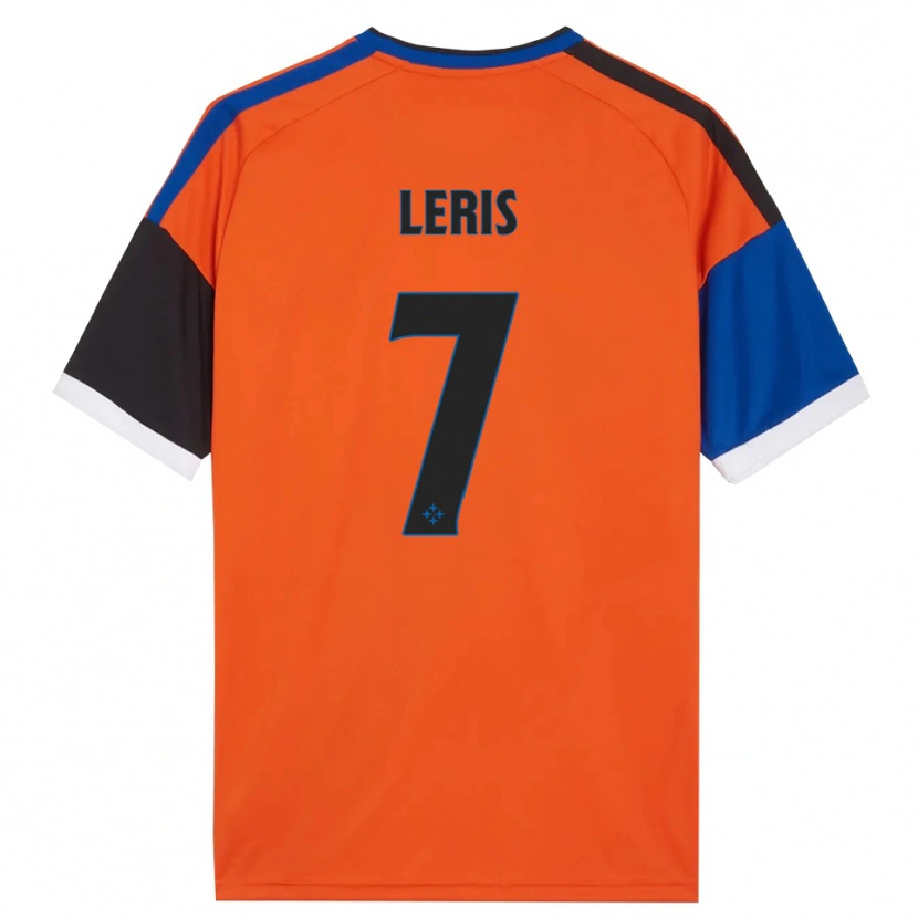 Danxen Kinderen Mehdi Léris #7 Oranje Blauw Zwart Wit Uitshirt Uittenue 2026/27 T-Shirt België