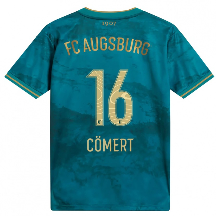 Danxen Kinderen Devin Cömert #16 Groen Bruin Uitshirt Uittenue 2026/27 T-Shirt België