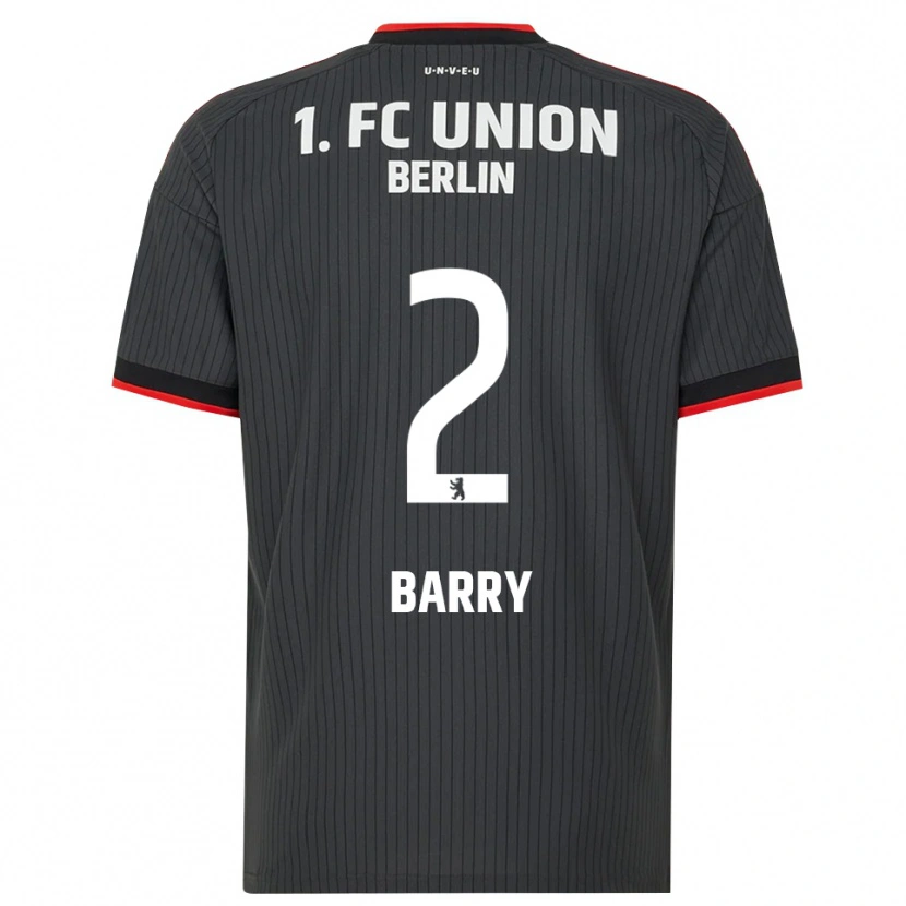 Danxen Kinderen Sadou Barry #2 Zwart Wit Rood Uitshirt Uittenue 2026/27 T-Shirt België