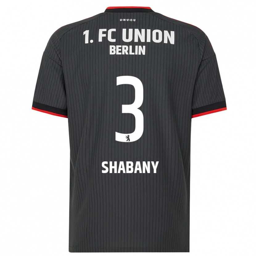 Danxen Kinderen Alec Shabany #3 Zwart Wit Rood Uitshirt Uittenue 2026/27 T-Shirt België