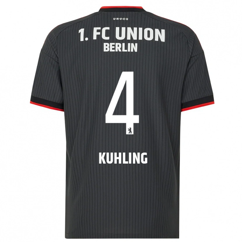 Danxen Kinderen Ole Kühling #4 Zwart Wit Rood Uitshirt Uittenue 2026/27 T-Shirt België