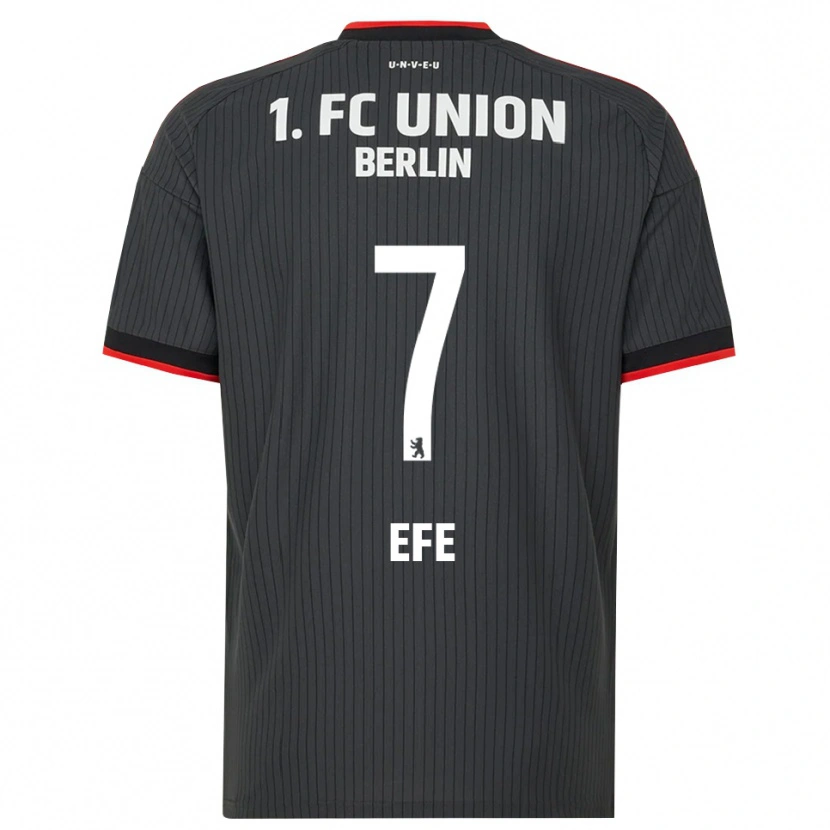 Danxen Kinderen Baran Efe #7 Zwart Wit Rood Uitshirt Uittenue 2026/27 T-Shirt België