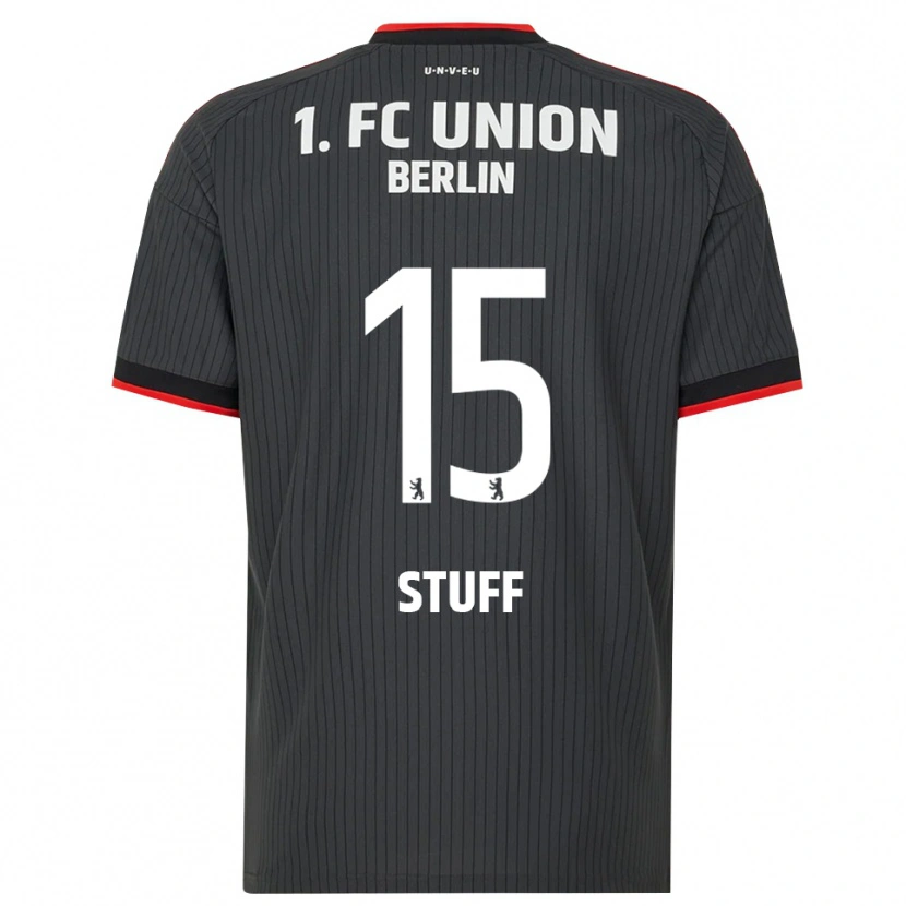 Danxen Kinderen Tim Stuff #15 Zwart Wit Rood Uitshirt Uittenue 2026/27 T-Shirt België