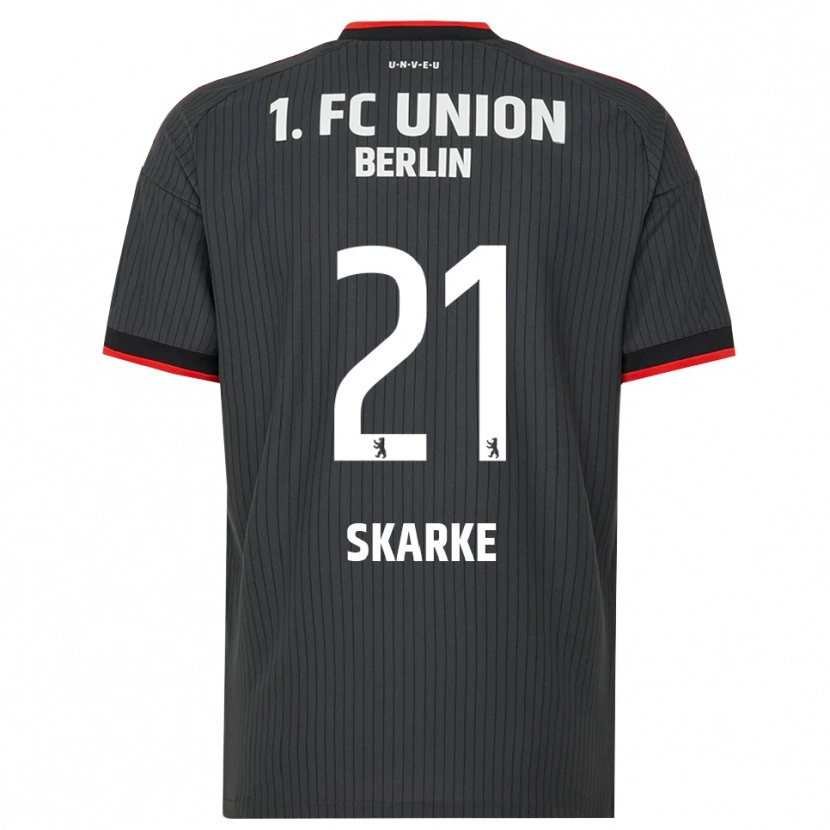 Danxen Kinderen Tim Skarke #21 Zwart Wit Rood Uitshirt Uittenue 2026/27 T-Shirt België
