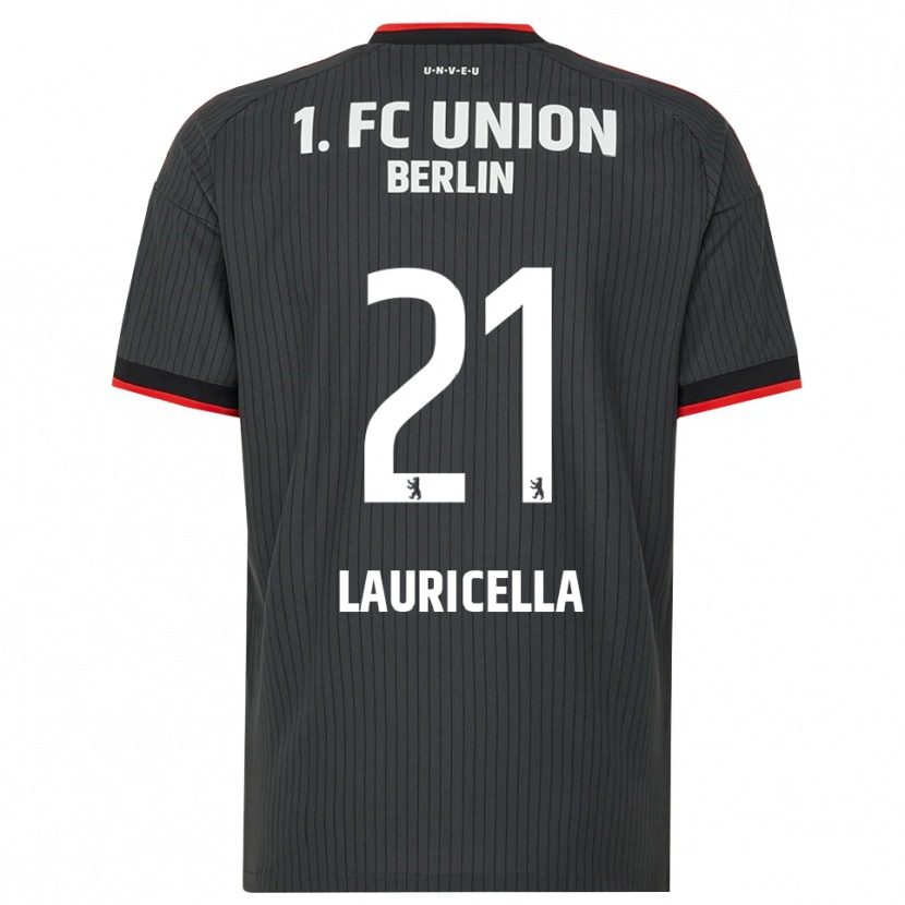 Danxen Kinderen Guiseppe Lauricella #21 Zwart Wit Rood Uitshirt Uittenue 2026/27 T-Shirt België