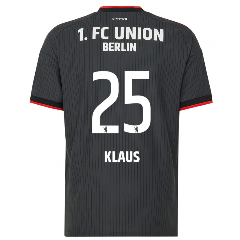 Danxen Kinderen Carl Klaus #25 Zwart Wit Rood Uitshirt Uittenue 2026/27 T-Shirt België