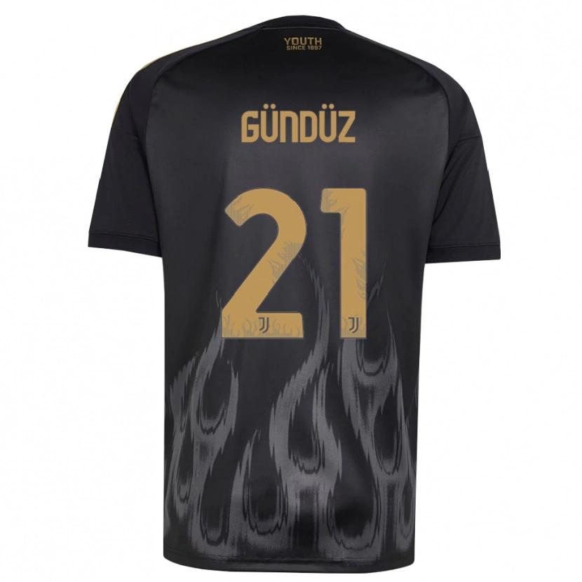 Danxen Kinderen Teoman Gündüz #21 Zwart Bruin Thuisshirt Derde Tenue 2026/27 T-Shirt België