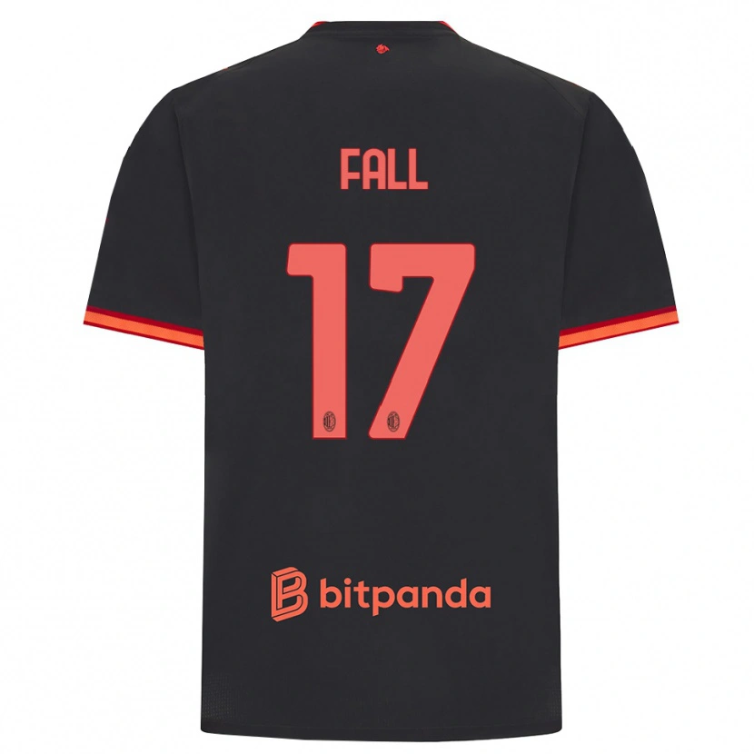 Danxen Kinderen Mbarick Fall #17 Zwart Rood Thuisshirt Derde Tenue 2026/27 T-Shirt België